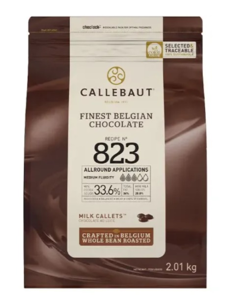 CALLEBAUT Choc Ao Leite 823 33,6% Gotas 2...