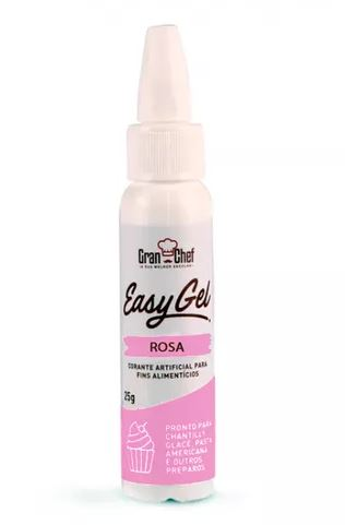 GRAN CHEF Corante Easy Gel - Rosa 25g