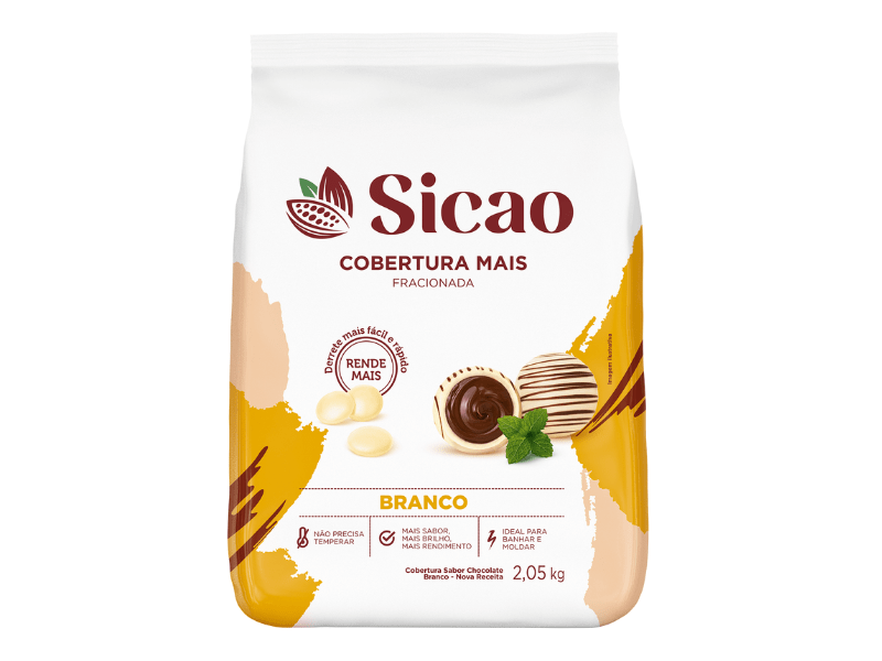 SICAO Cob Branco Gotas 2,05kg MAIS