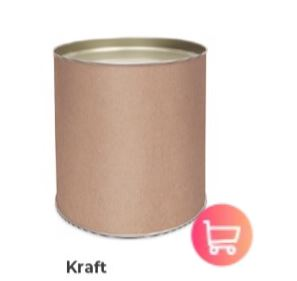 CROMUS Lata Doces Kraft 100g 9x11 1und