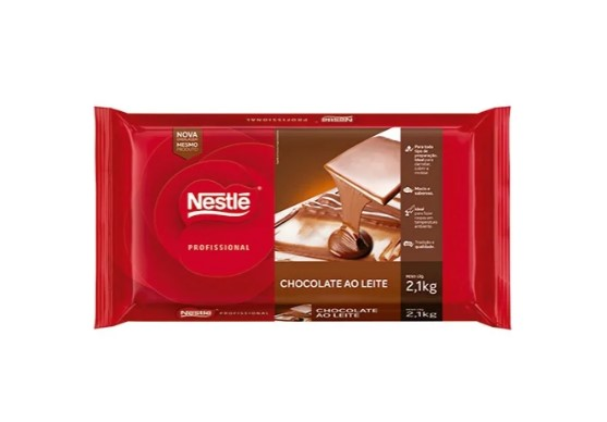 NESTLÉ Choc Ao Leite Barra 2,1kg