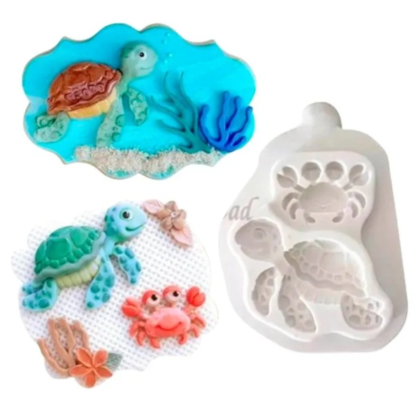 MAZ 2703 Molde de Silicone Carangueijo e ...