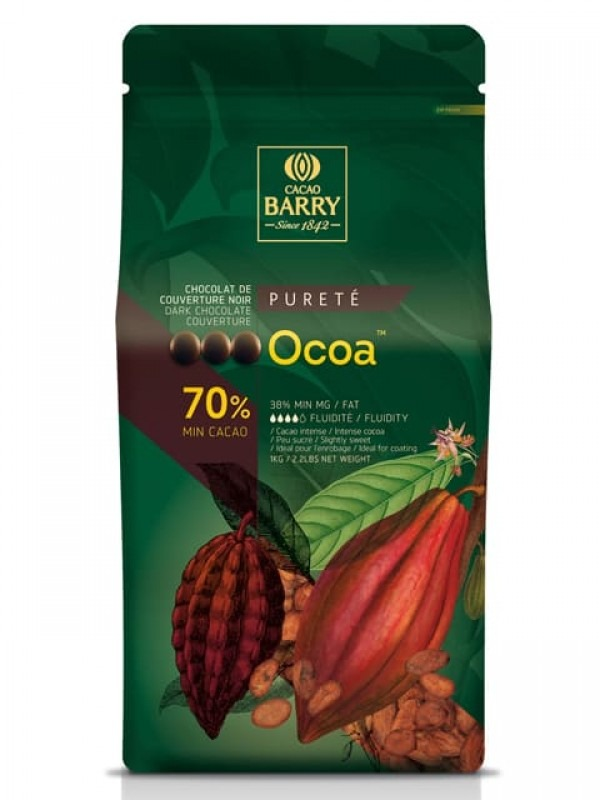 CB PURETÉ Choc Gotas Amargo Ocoa 70% 1Kg