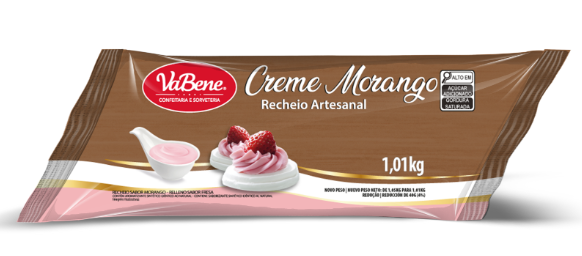 VABENE Creme Morango - 1,01kg