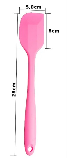 PRIME CHEF Espátula Silicone Curva Rosa 2...