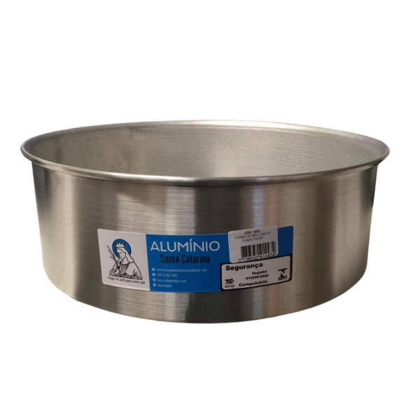 SC Forma Alumínio p/ Bolo Fundo Falso 30x...