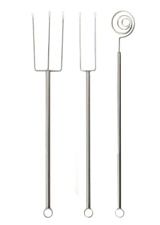 ALLONSY Garfo Para Banhar Doces Aço Inox