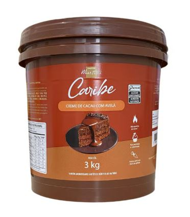 MASTER CARIBE Recheio Creme Avelã Balde 3kg