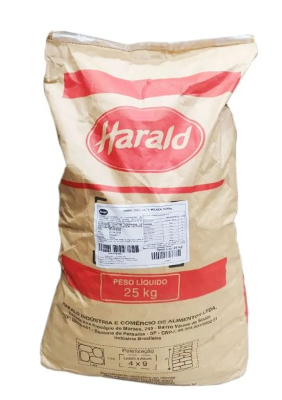 HAR MELKEN Choc Ao Leite lascas Saca 25kg...