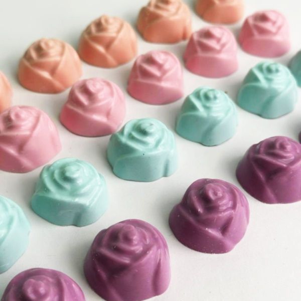 BWB 3569 Forma Simples Bombom Rosa 24 Cav.