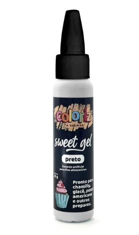 COLORIZ Corante Sweet Gel - Preto 25g